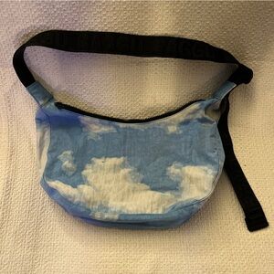 BAGGU Medium Nylon Crescent Bag - Clouds